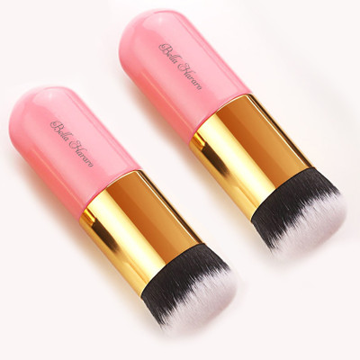 BELLA HARARO Extra Soft Bristles Round Foundation Brush (Pack of 2)(Pack of 2)