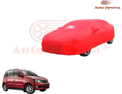 Auto Oprema Car Cover For Mahindra Quanto (With Mirror Pockets)(Red)