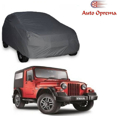 Auto Oprema Car Cover For Mahindra Thar (Without Mirror Pockets)(Grey)