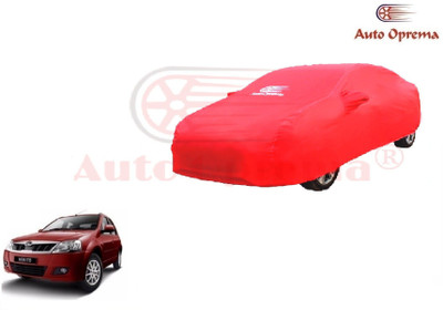 Auto Oprema Car Cover For Mahindra Verito (With Mirror Pockets)(Red)