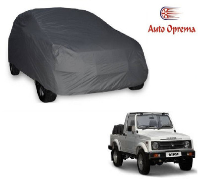 Auto Oprema Car Cover For Maruti Suzuki Gypsy King (Without Mirror Pockets)(Grey)