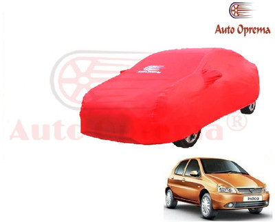 Auto Oprema Car Cover For Tata Indica (With Mirror Pockets)(Red)