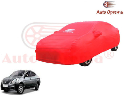 Auto Oprema Car Cover For Nissan Sunny (With Mirror Pockets)(Red)