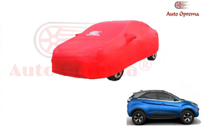 Auto Oprema Car Cover For Tata Nexon (With Mirror Pockets)(Red)