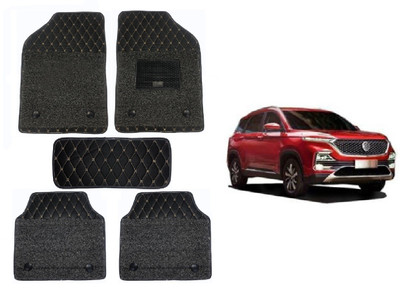 RKPSP Leatherite 7D Mat For  MG Hector(Black)