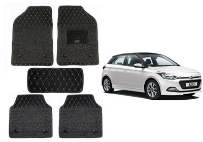 RKPSP Leatherite 7D Mat For  Hyundai i20(Black)