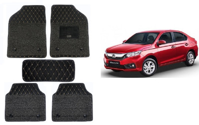 RKPSP Leatherite 7D Mat For  Honda Amaze(Black)