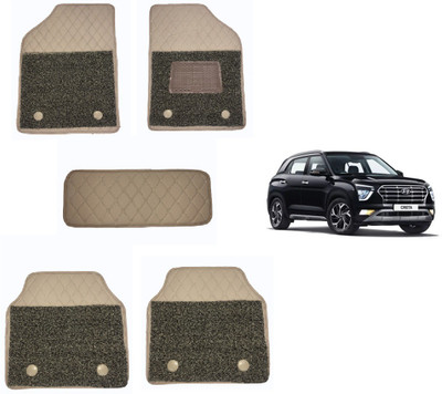 RKPSP Leatherite 7D Mat For  Hyundai Creta(Beige)