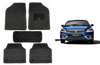 RKPSP Leatherite 7D Mat For  Maruti Suzuki Ciaz(Black)