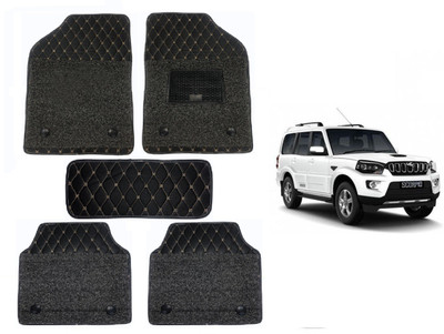 RKPSP Leatherite 7D Mat For  Mahindra Scorpio(Black)