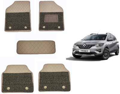 RKPSP Leatherite 7D Mat For  Renault Triber(Beige)