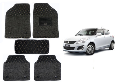 RKPSP Leatherite 7D Mat For  Maruti Suzuki Swift(Black)