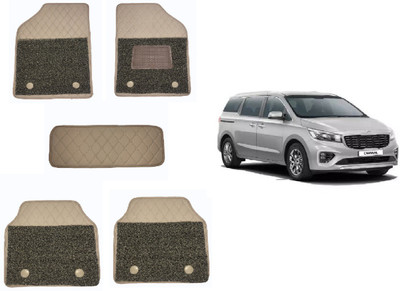 RKPSP Leatherite 7D Mat For  Kia Carnival(Beige)