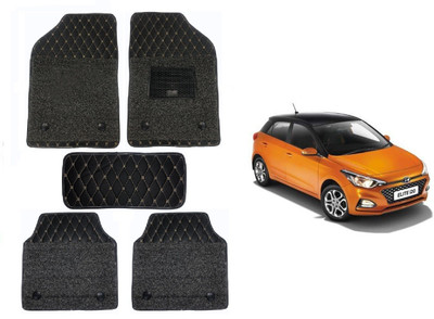 RKPSP Leatherite 7D Mat For  Hyundai i20(Black)