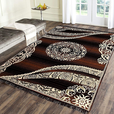 Sparrow world Multicolor Chenille Carpet(3 ft,  X 5 ft, Rectangle)