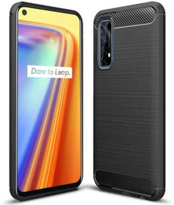 DMJHP Back Cover for Realme 7(Black, Pack of: 1)