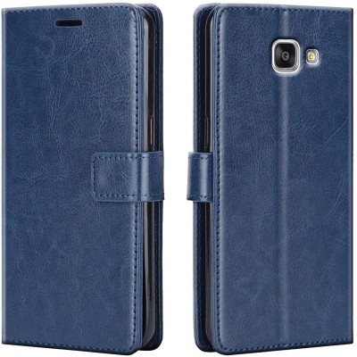 COVERBLACK Flip Cover for Samsung Galaxy J7 Prime 2(Blue, Magnetic Case, Pack of: 1)