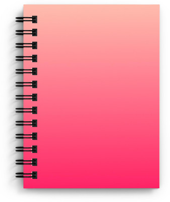 DI-KRAFT Handicraft Diary A5 Diary Unruled 160 Pages(Pink)