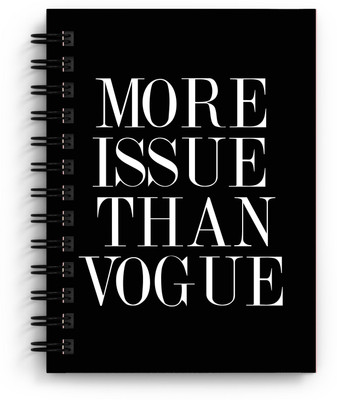 DI-KRAFT Handicraft Diary A5 Diary Unruled 160 Pages(Black)