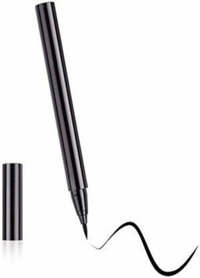 Three Elements Malio black color long stay waterproof, smudge proof sketch eyeliner pen 1.6 ml(Black)