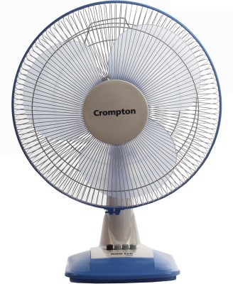 CROMPTON High Flo Neo 400 mm 3 Blade Table Fan(Ink Blue, Pack of 1)