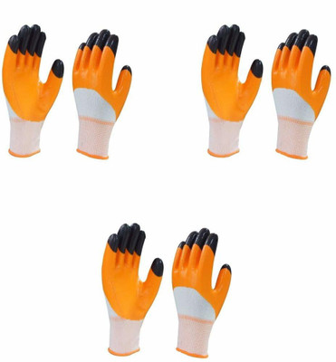 RBGIIT Nylon And Rubber Material Sport Gloves Speical Women & Men S-56 Gym & Fitness Gloves(Multicolor)