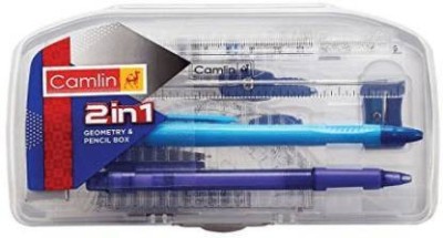 Camlin 2 IN 1 GEOMETRY AND PENCIL BOX Geometry Box(Multicolor)