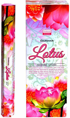 Darshan Lotus Incense Stick Lotus(20 Units, Set of 6)