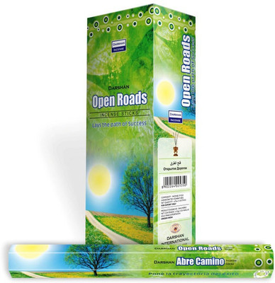 Darshan Open Road Incense Stick Mogra(20 Units, Set of 6)