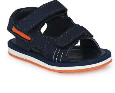 Tuskey Boys Velcro Strappy Sandals(Dark Blue)
