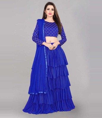 BPN ENTERPRISE Anarkali Gown(Light Blue)