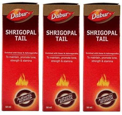 Dabur Shrigopal Tail - 50 ml | Pack of - 3(Pack of 3)