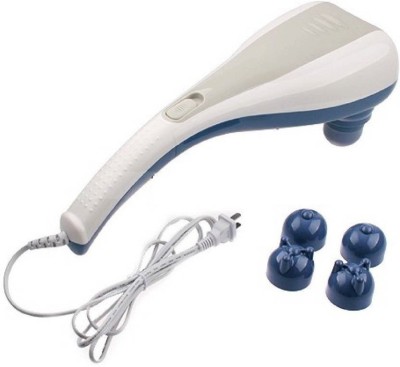 ROBMOB DD05 Pain Relief Double Head Dolphin Body Massager Massager  (White, Blue) Massager(White)