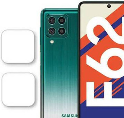 HIRDESH Back Camera Lens Glass Protector for Samsung Galaxy F62(Pack of: 2)