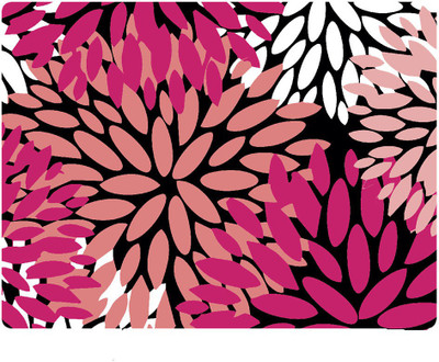 infinity interiors Printed Designer Anti Skid square Gaming Foldable with Nonslip Base for Laptop & Desktop/Computer etc_91 Mousepad(Pink)
