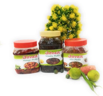 Ravso Mirchi Ka Achar Mango, Lemon, Mixed Pickle(1.5 kg)