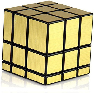 FRAONY I.Q TESTER Gold Mirror Cube for your child and adults see them make various innovative, crazy shapes. Mirrored and Good Quality Smooth Turning and Design The puzzl