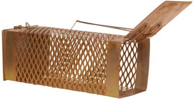 M T TRADERS Rat Trapping cage is made of zinc coated iron. The mechanism of this mouse trapper is secure and escape proof catcher. You can catch rats, mouse and other rodents without being cruel by killing them. It is a Multiple Big rat / mouse / rodent / chipmunk trap. Live Trap