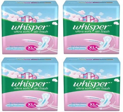 Whisper No1 Softness With Airy Freshness Xl+15pads my Sanitary Pad(Pack of 15)