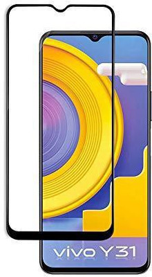 Caseline Edge To Edge Tempered Glass for vivo y31(Pack of 1)