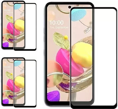ISAAK Edge To Edge Tempered Glass for LG K42(Pack of 3)