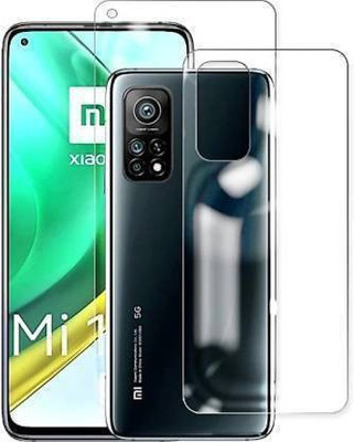 PR SMART Front and Back Tempered Glass for Mi 10T(Pack of 2)