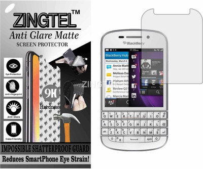ZINGTEL Impossible Screen Guard for BLACKBERRY Q10 (Shatterproof Matte)(Pack of 1)