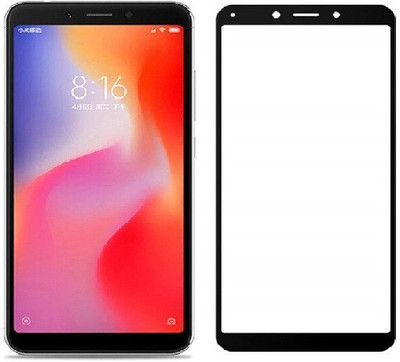 Mersal Edge To Edge Tempered Glass for Mi Redmi 6(Pack of 1)