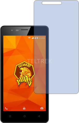TELTREK Tempered Glass Guard for INTEX LIONS 4G (Antiblue Light, Flexible)(Pack of 1)