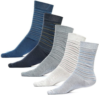 Bizala Men Self Design Calf Length(Pack of 5)