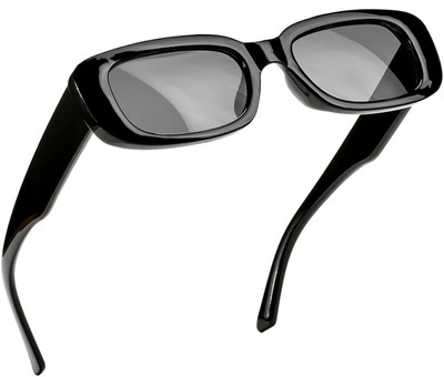 ROZZETTA CRAFT Retro Square Sunglasses(For Women, Black)
