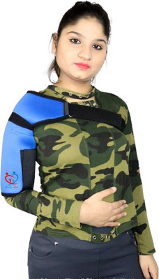 Family Line Men's/Women'sPremiumShoulderBraceand RotatorCuffSupport Brace (Right Hand, Black) Shoulder Support