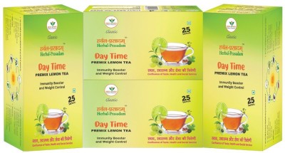 Herbal Prasadam Premix Lemon Day Time Combo Pack Of 4 Lemon Herbal Tea Box(4 x 0.25 kg)