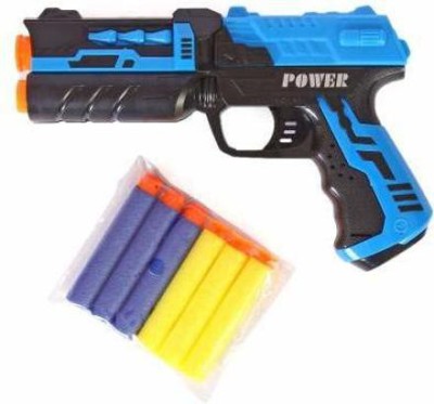 Richuzers Premium Soft Foam Bullet Powerful Gun For Kids Guns & Darts(Multicolor)